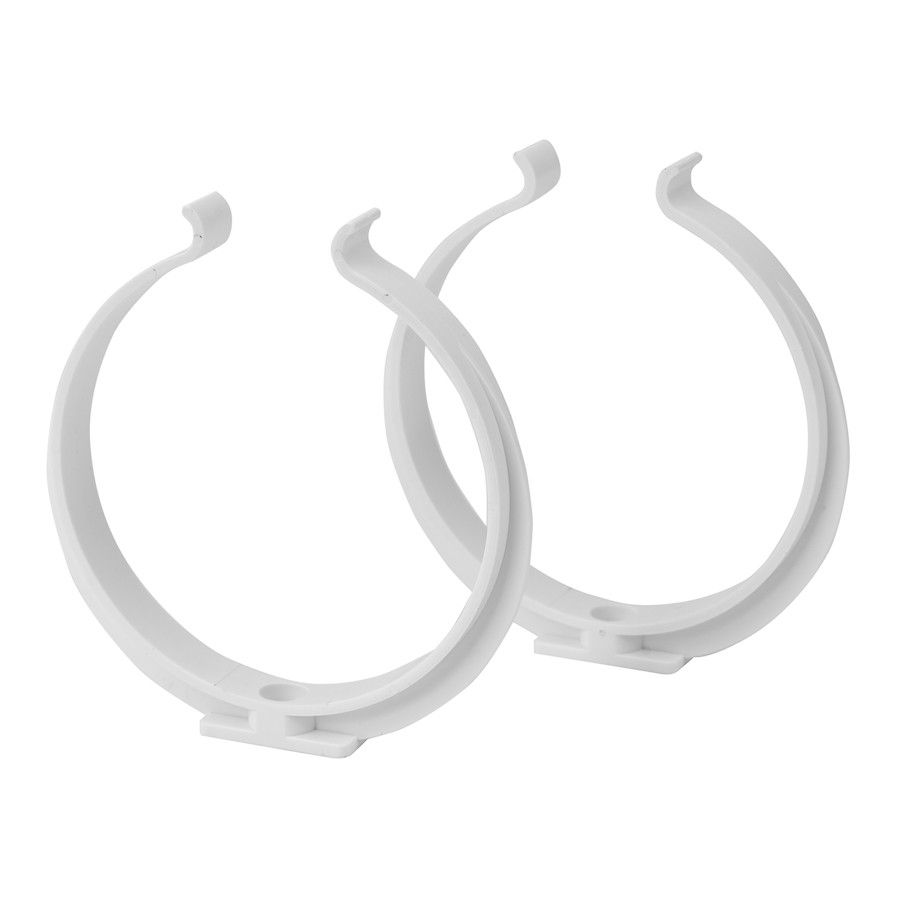 Suport tub ventilatie rotund din plastic D.125 (2 buc.) AZ125  EUROPLAST