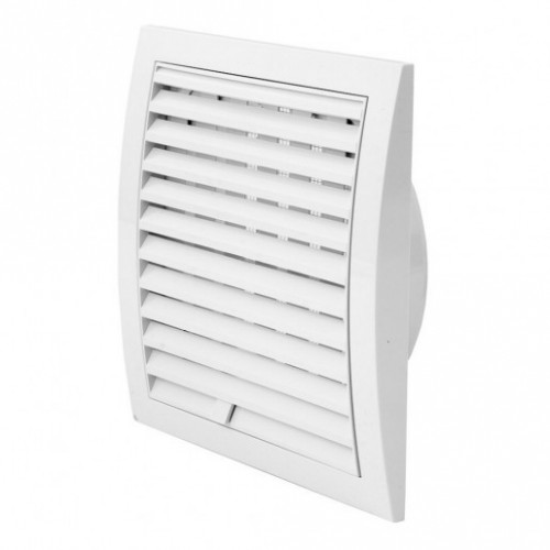Grila ventilatie plastic patrata 150 x 150 mm / D.100 reglabila ND10R  EUROPLAST