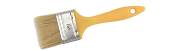 Perie lata  60 mm, maner plastic, fibre naturale STANDART (351004)