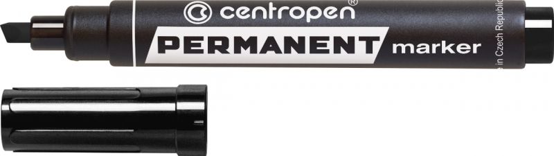 Маркер перманентный (черный) стержень скошенный 8576  CENTROPEN