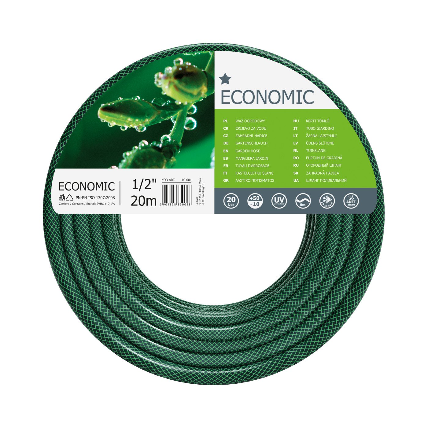 Furtun de gradina ECONOMIC 5/4" (32-35mm) (20m) Cellfast