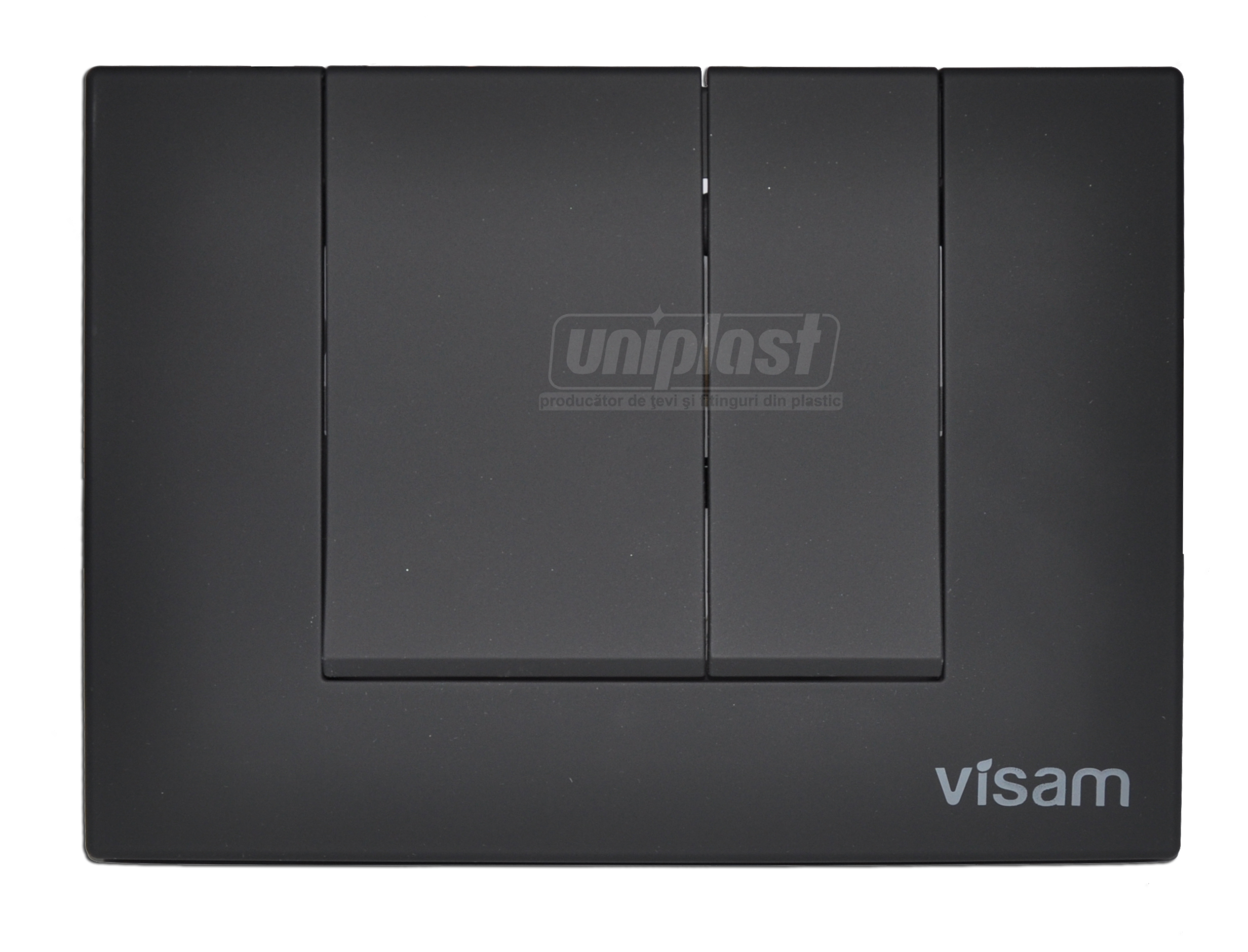 Buton actionare rezervor (incorporabil) ALINDA (negru mat) (Soft Black)  VISAM