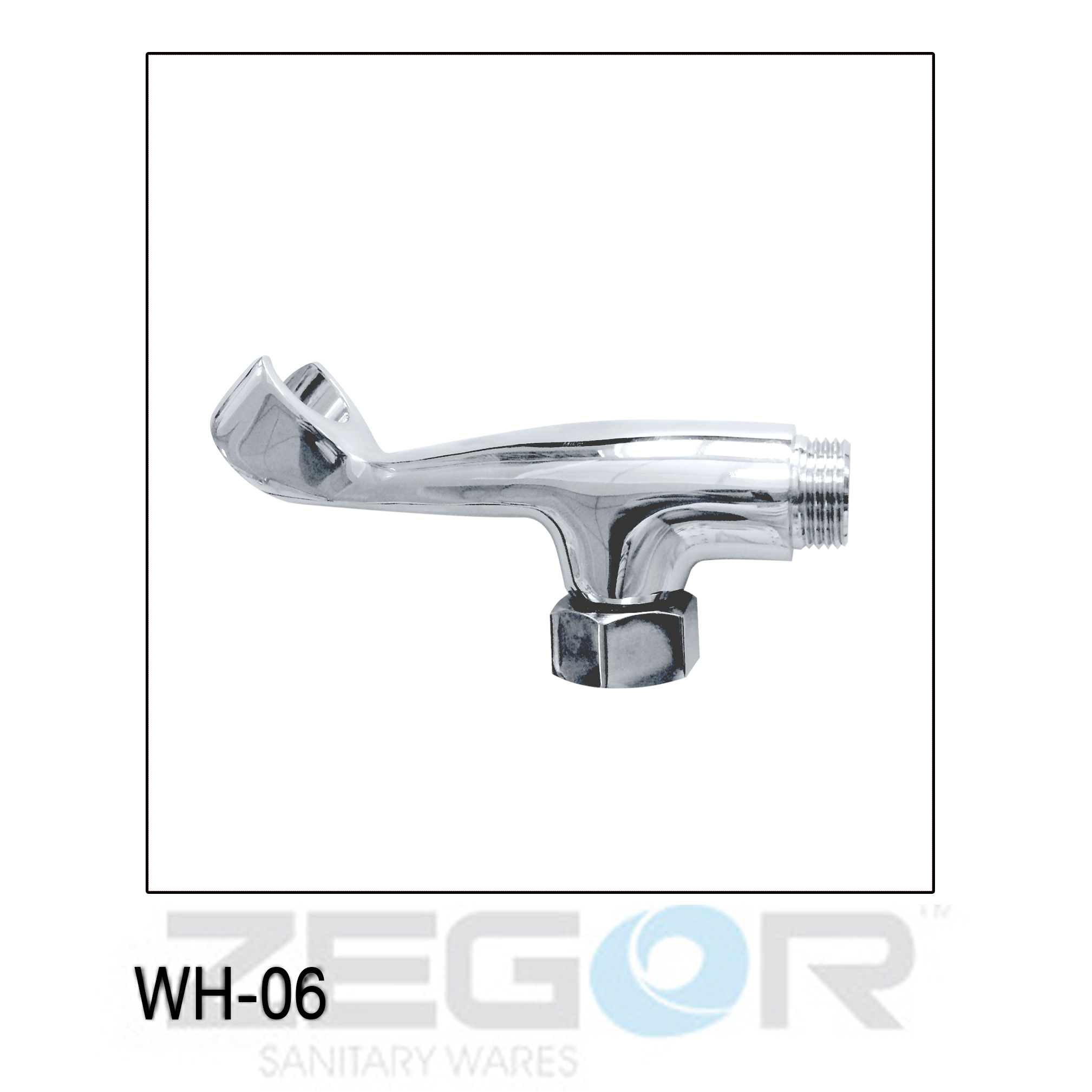 Suport dus cromat (D. 1/2" x 3/4") WH-06  ZEGOR