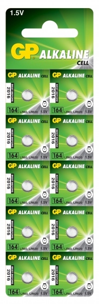 Baterie  1.5V Alkaline Ø6.8х2.15mm 164F-2C10 (AG1)  GP