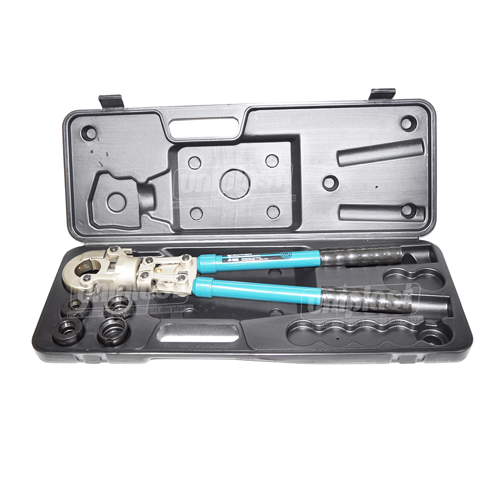 Cleste in trusa pentru sertizat tevi PEX-AL-PEX TH JT-1632 D. 16-20-26-32  ZUPPER