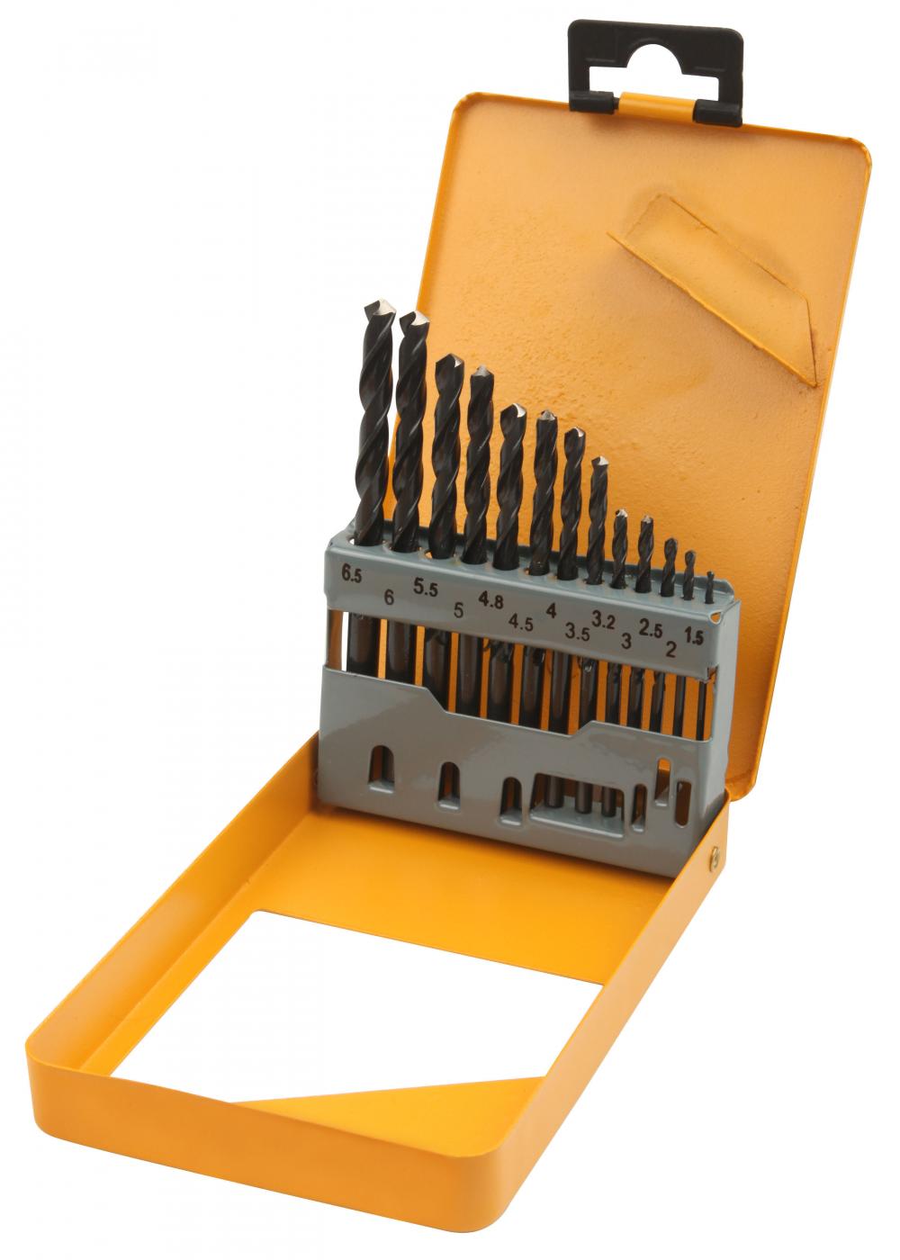 Set burghie 1.5-6.5 mm (13 buc. in set)  TOLSEN