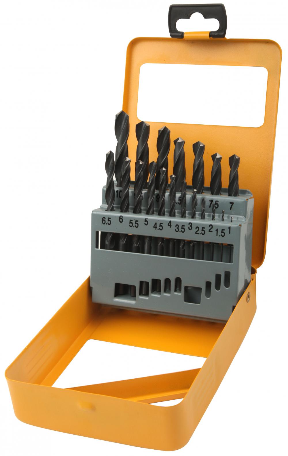 Set burghie  1-10 mm (19 buc. in set)  TOLSEN