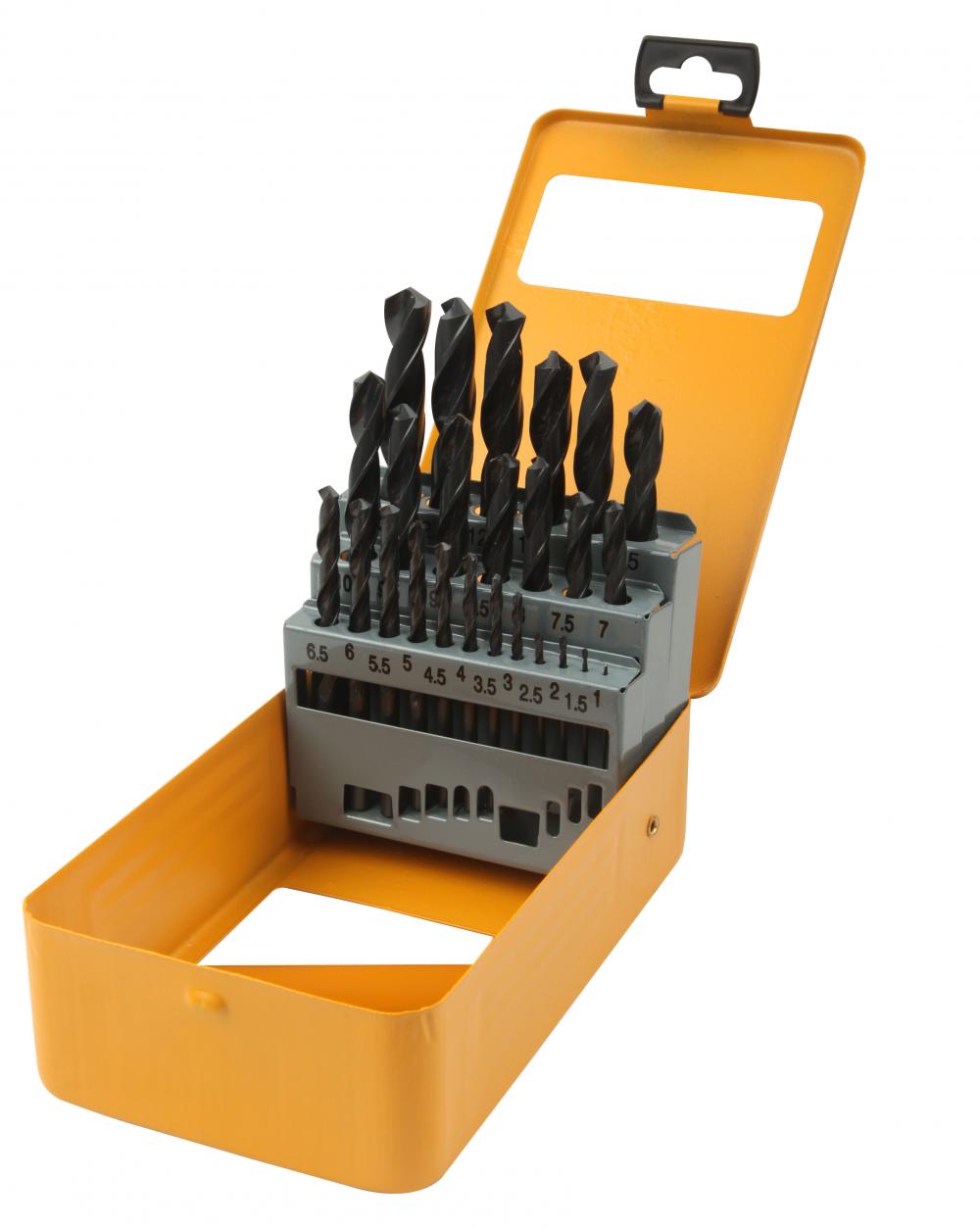 Set burghie 1.5-13 mm (25 buc. in set)  TOLSEN