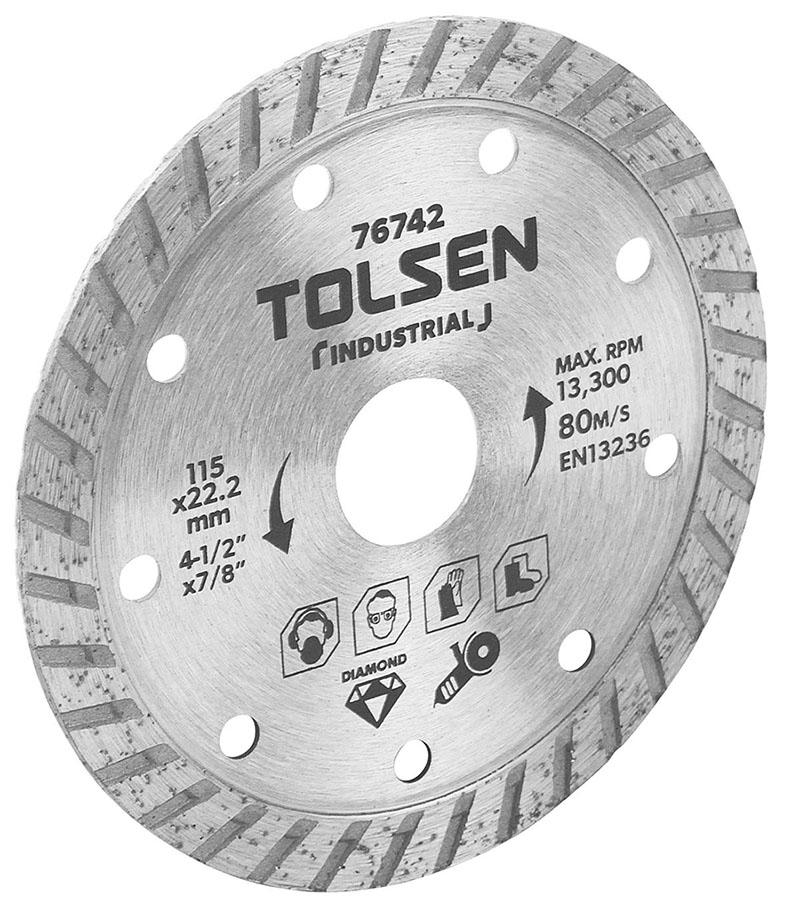 Disc diamantat pentru beton 180 x 22.2 mm 7"x7/8"  TOLSEN