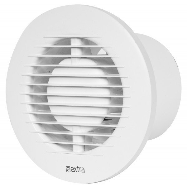 Ventilator rotund D.125 E-EXTRA - EA125HT + timer + sensor umeditate - 150 m³/h, 16 W  EUROPLAST