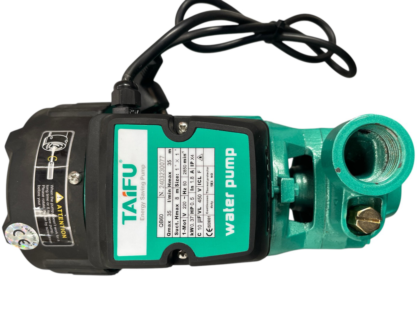 Насос для гидрофора H=8 м 0.37 kW QB60 (42475)  TAIFU