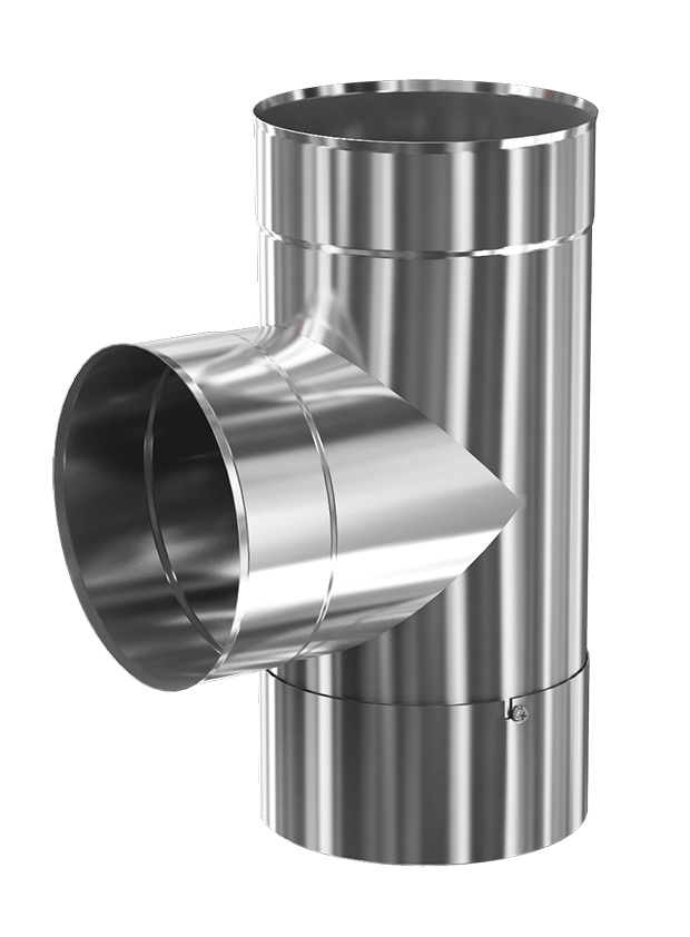 Cot cos fum D.115 x 90° 0.8 mm  FERRUM f2418