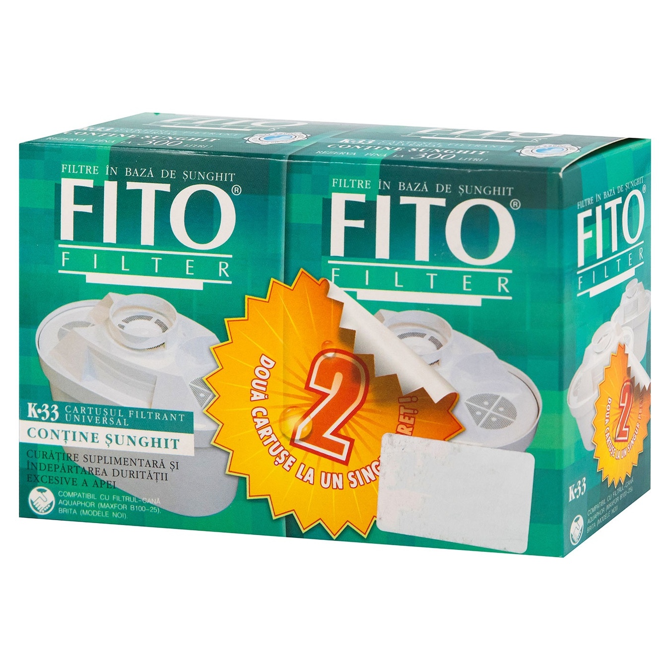 Cartus filtrant de schimb cu sunghit FITO FILTER K33 (2 buc.)