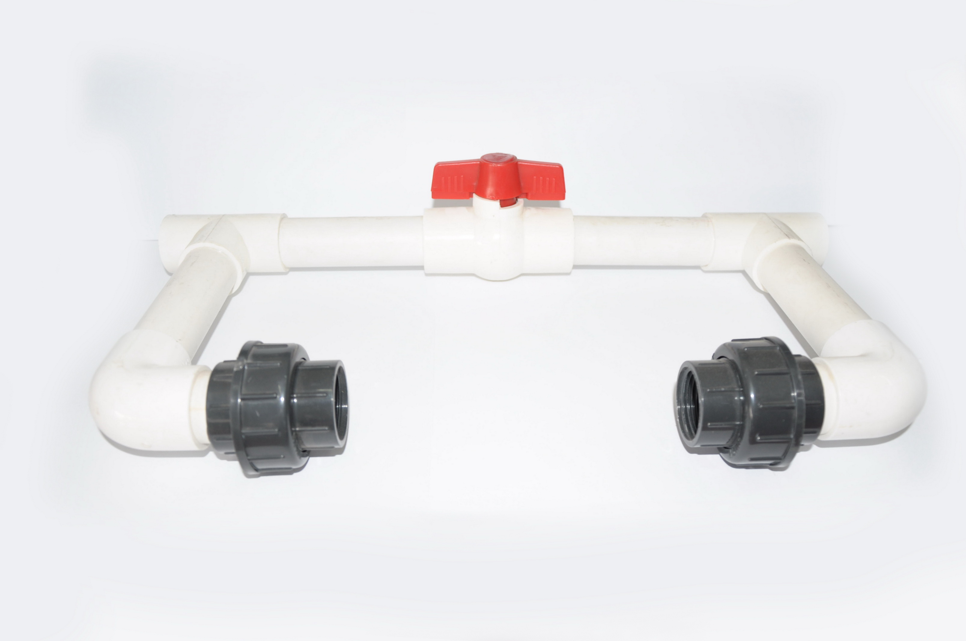 Cap control pentru fertilizare D. 1" fara injector (alb)