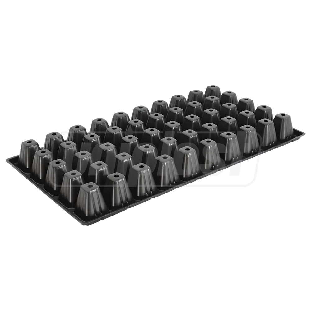 Tavita pentru rasaduri  50 alveole D. 7 (5 x 10) 280x540xH50 x 0.7 mm XQB50  UNITAPE