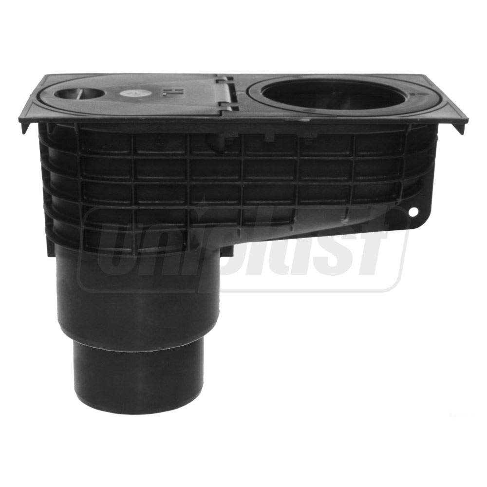 Sifon pardoseala vertical PP D.110/125 Q=6.67 L/s cu inele pentru burlan D. 75-110 HL660/2  HL