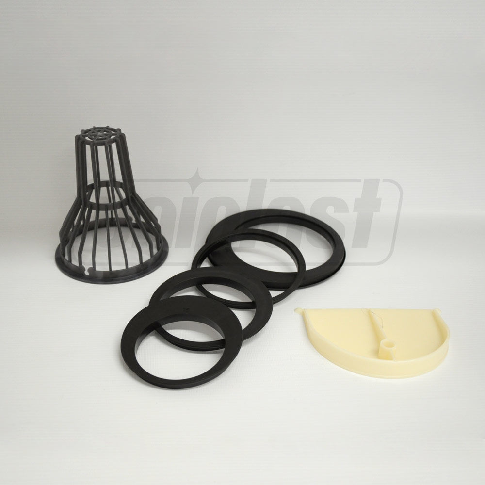 Sifon pardoseala vertical PP D.110/125 Q=6.6 L/s cu inel pentru burlan D. 80 HL660/2-80  HL