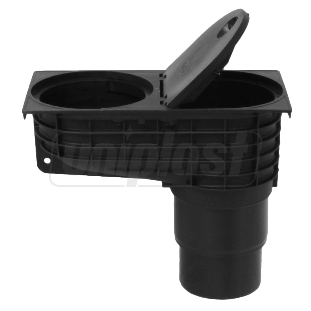 Sifon pardoseala vertical PP D.110/125 Q=6.6 L/s cu inel pentru burlan D. 80 HL660/2-80  HL