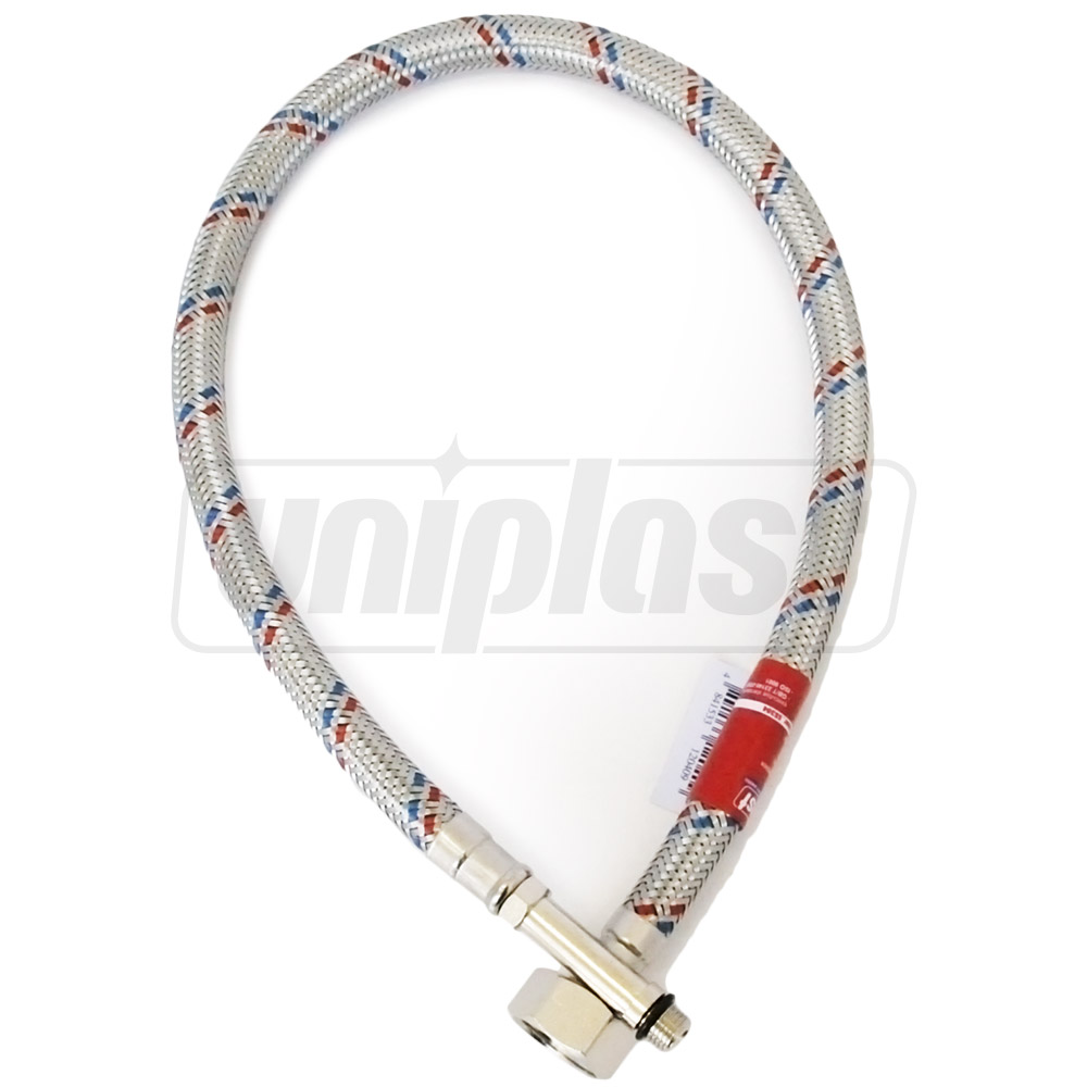 Racord flexibil pentru baterii cu prelungire UNIPLAST L=0.4 m SS 12 mm 1/2 М10 (cu capat lung) din inox