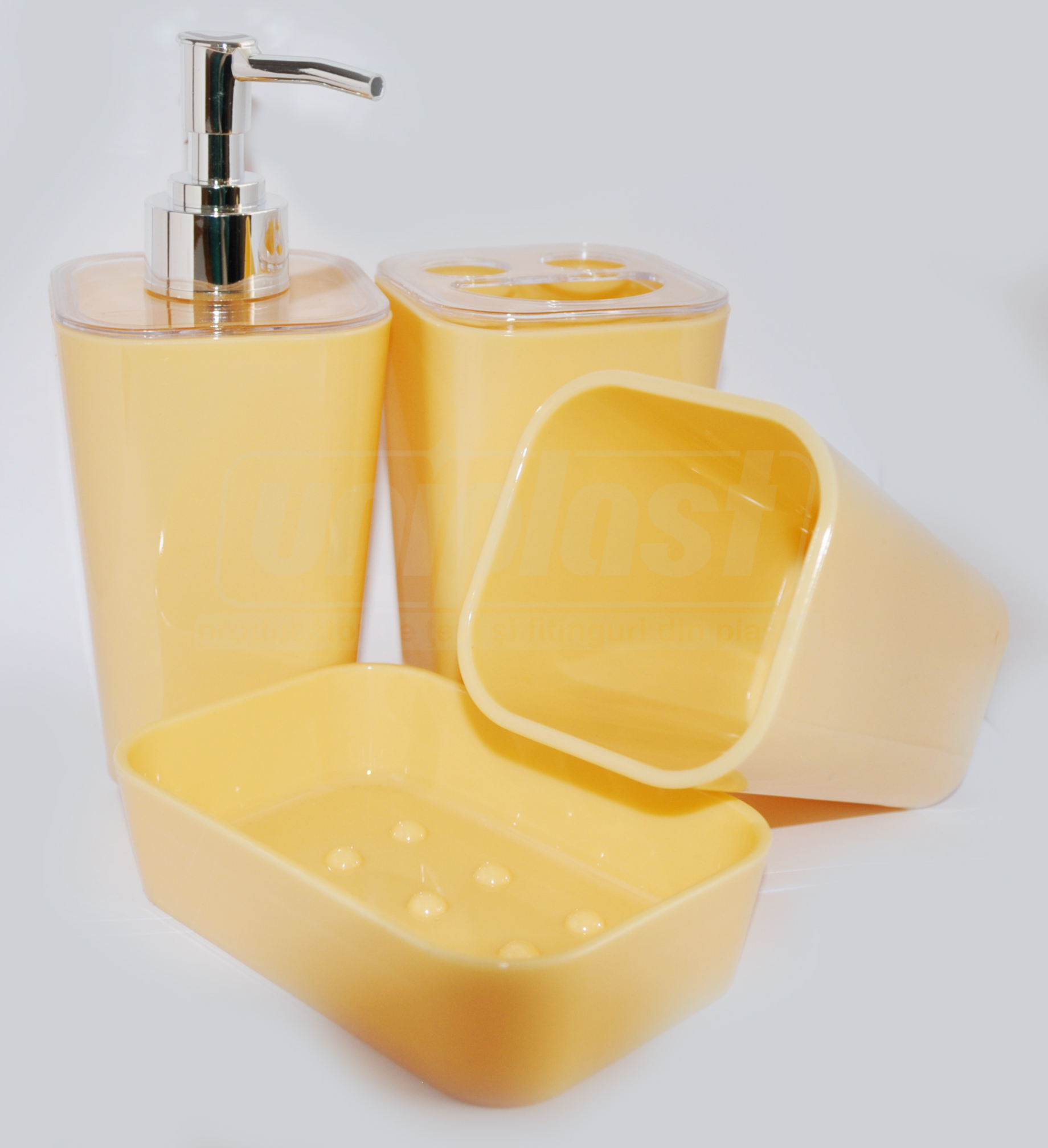 Sapuniera plastic, cu suport perete, cu lipici VM11265