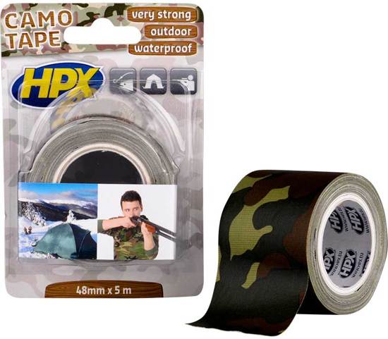 Banda adeziva armata 50 mm x 5 m (camuflaj) HPX