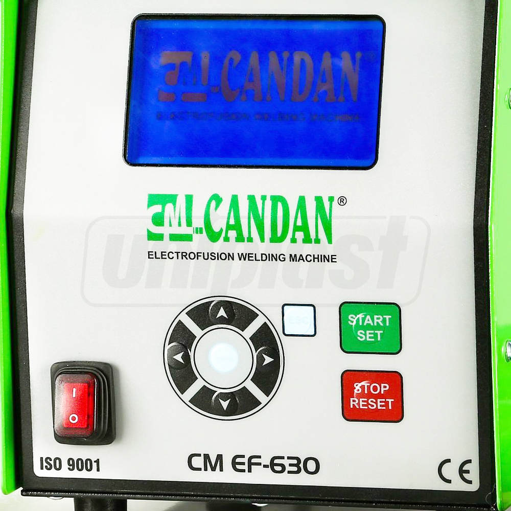 Aparat de sudura electrofuziune 20-630 mm CM-EF-630 Electrofusion  CANDAN