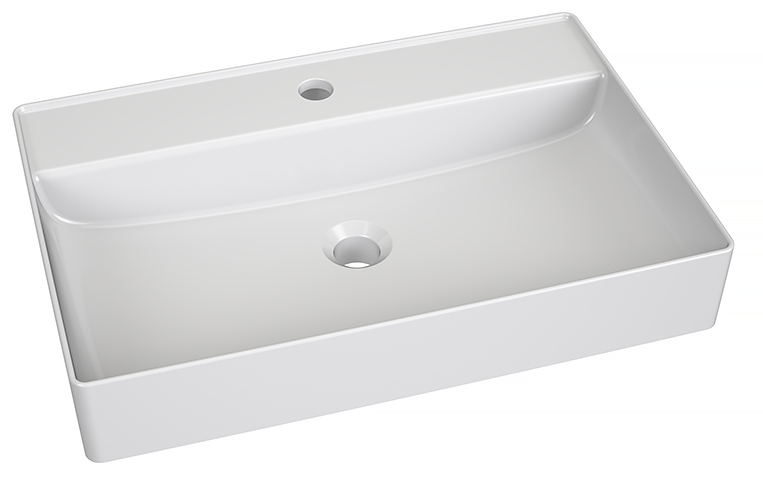 Lavoar ceramica pentru mobilier dreptunghiular 60 ELAN (600 x 400 x 140 mm)  CERANO