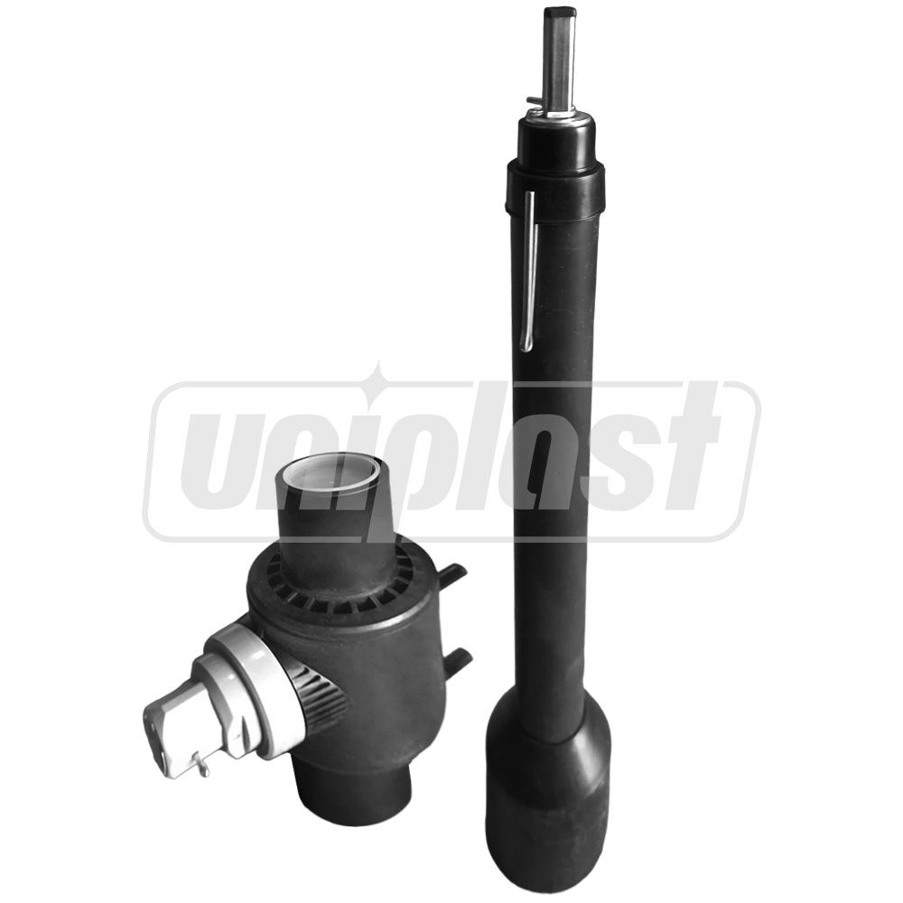 Кран Stop-Offvalve Poly PE100 D. 50 (DN40) с телескопическим штоком 10 bar Gas / 16 bar Water  +GF+
