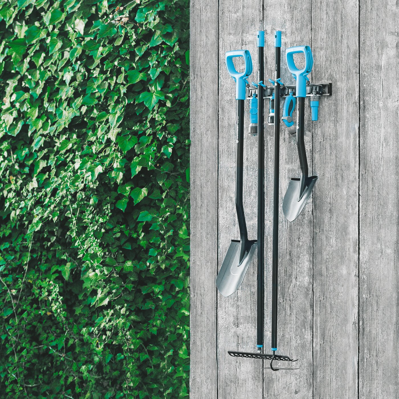 Suport depozitare pentru scule si unelte, tip cuier 4 cleme, sina 550 mm  CELLFAST