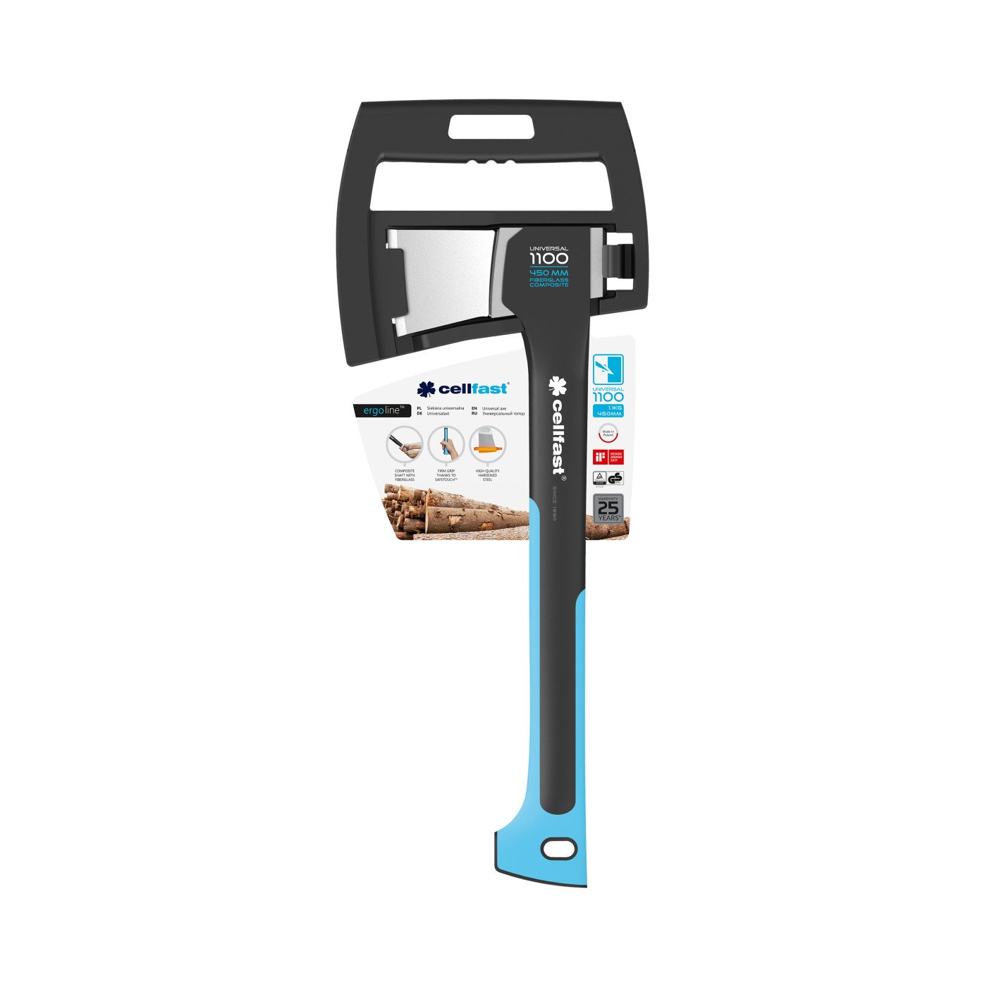 Topor universal (450 mm, 1.1 kg) U1100 ERGO™  CELLFAST