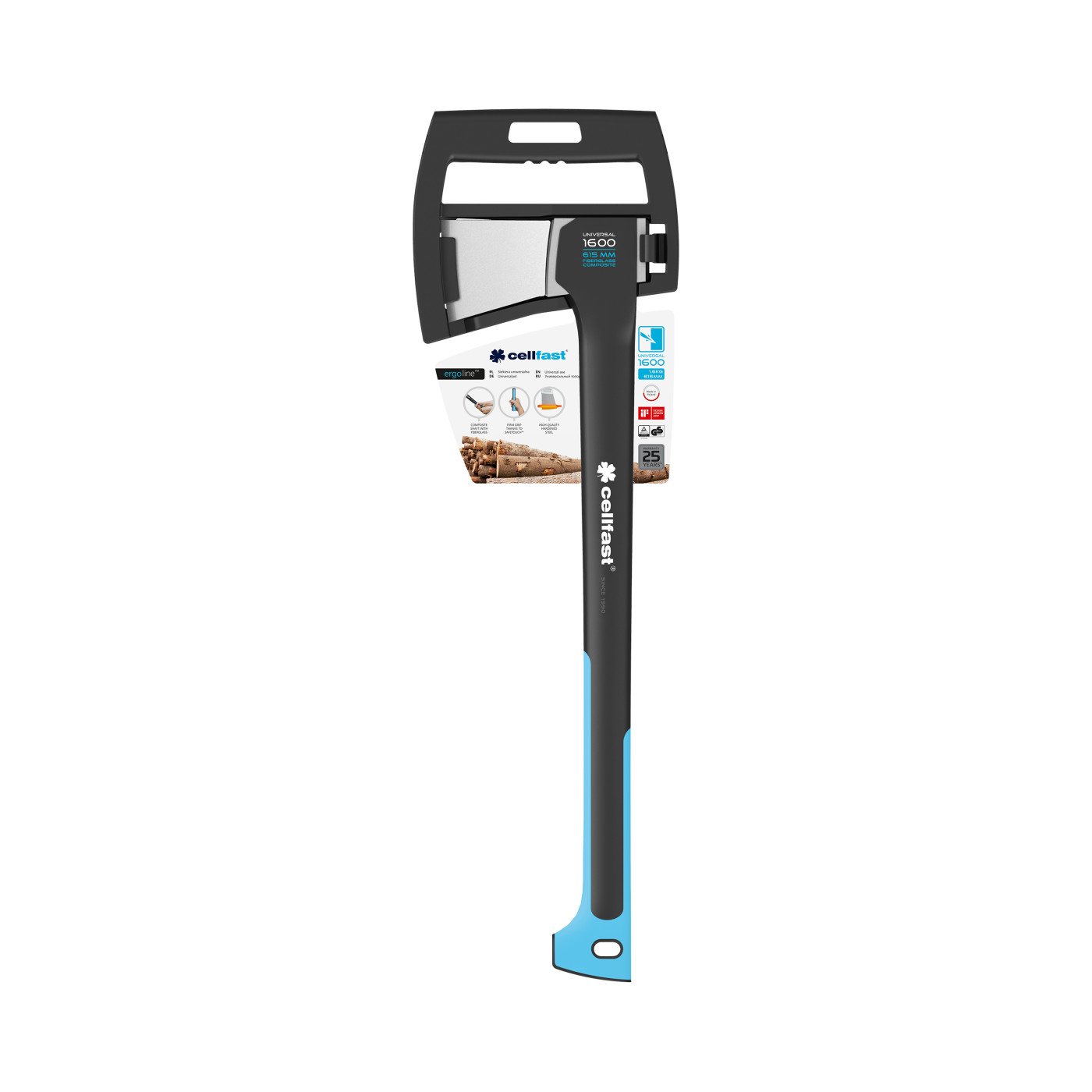 Topor universal (615 mm, 1.6 kg) U1600 ERGO™  CELLFAST