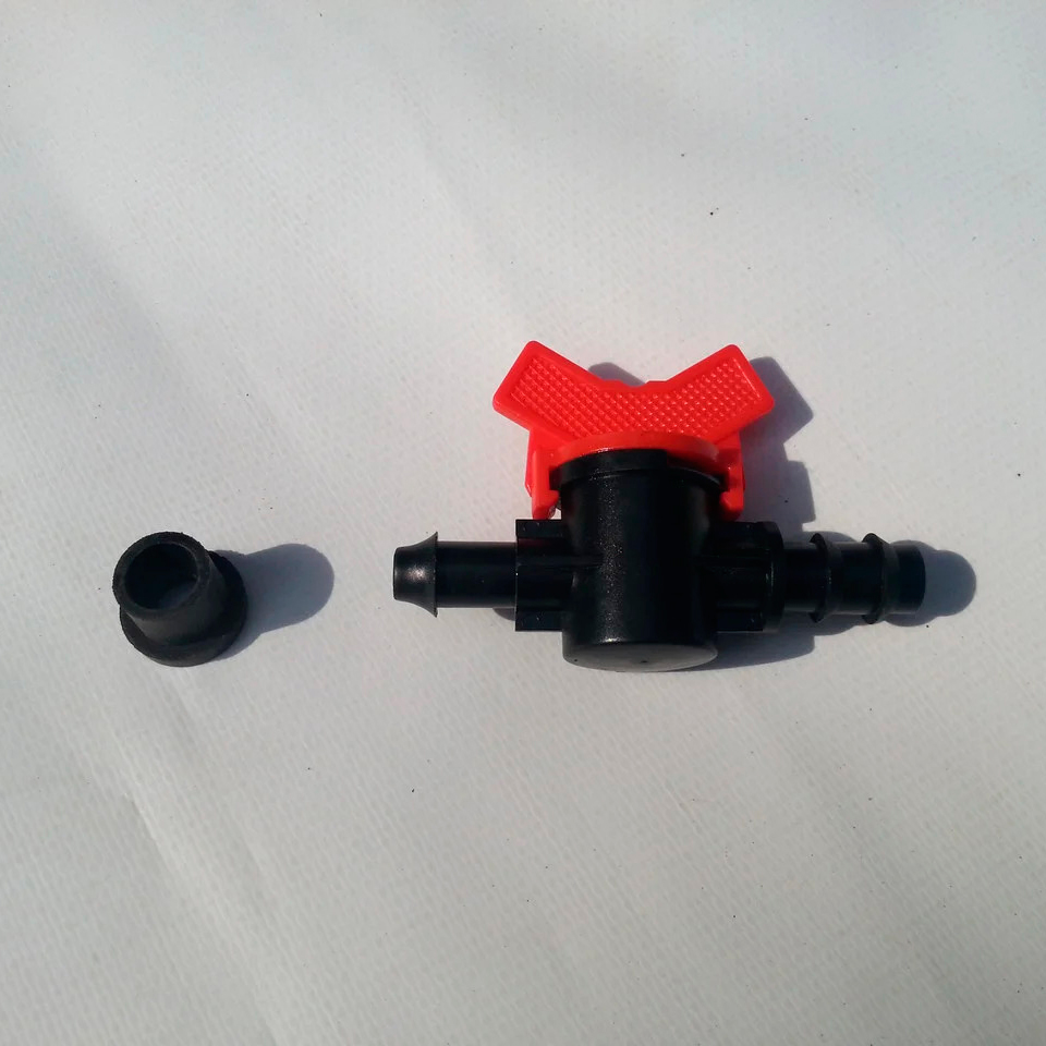 Robinet cilindric PE + tub de picurare D. 16 (cu garnitura siliconata) MTS 7519