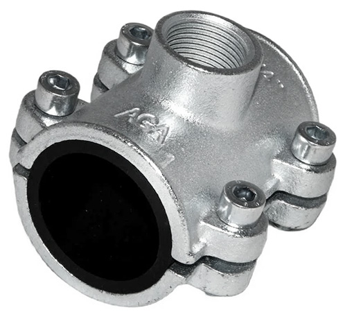Colier de bransare fonta OBD D. 2.1/2" x 1.1/4"  AGAFLEX