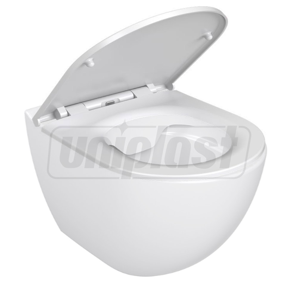 Vas WC suspendat cu capac duroplast SLIM Optima  CERANO