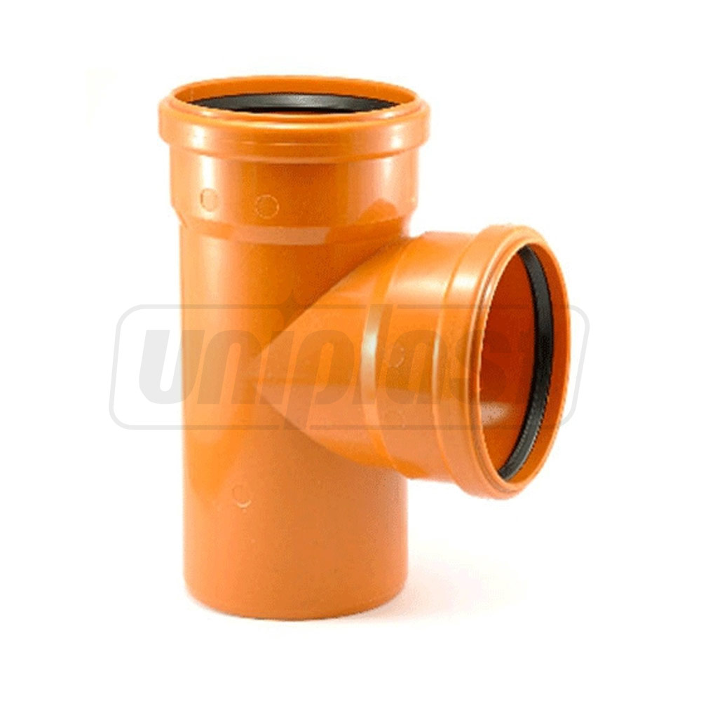 Ramificatie PP D.110 x 110 / 90° SN2 (portocalie)  UNIPLAST