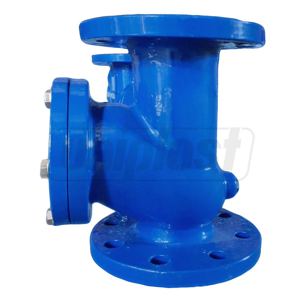 Supapa fonta de retinere flanse cu bila D. 50 PN10 L=200 mm, B=90 mm, H=125 mm (4-18)  WATO