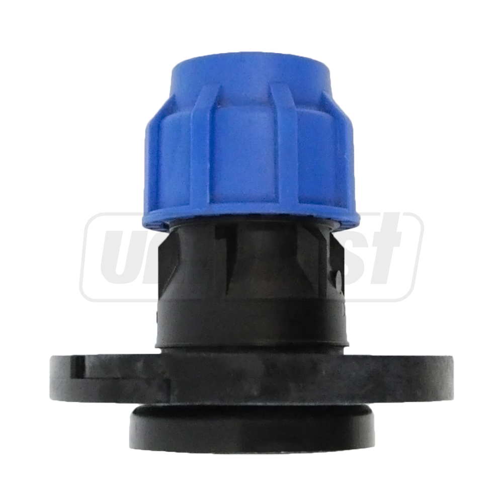 Adaptor compresiune cu flansa D. 50 x 2" / 16 M (flansa 4 gauri)