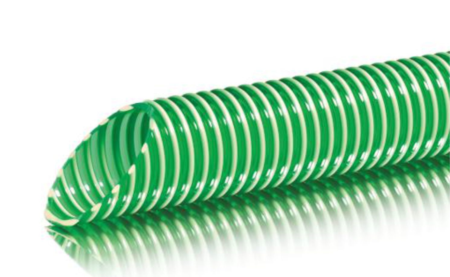 Furtun absorbtie D.100 AGRO-FLEX (verde, spiralat)  FITT