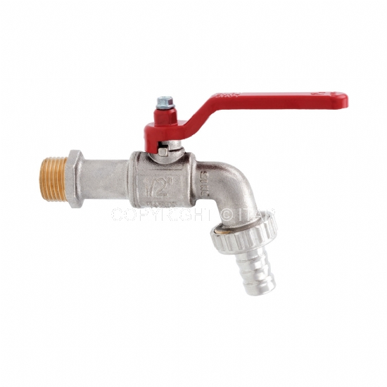Robinet coltar de golire D. 3/4" FE (bila) PN15 maner lung  ITAP