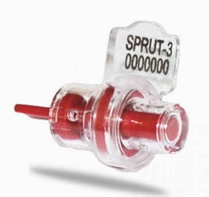 Sigilii universale din plastic SPRUT-3 cu sirma (otel galvanizat) in set (necesita sigilator)
