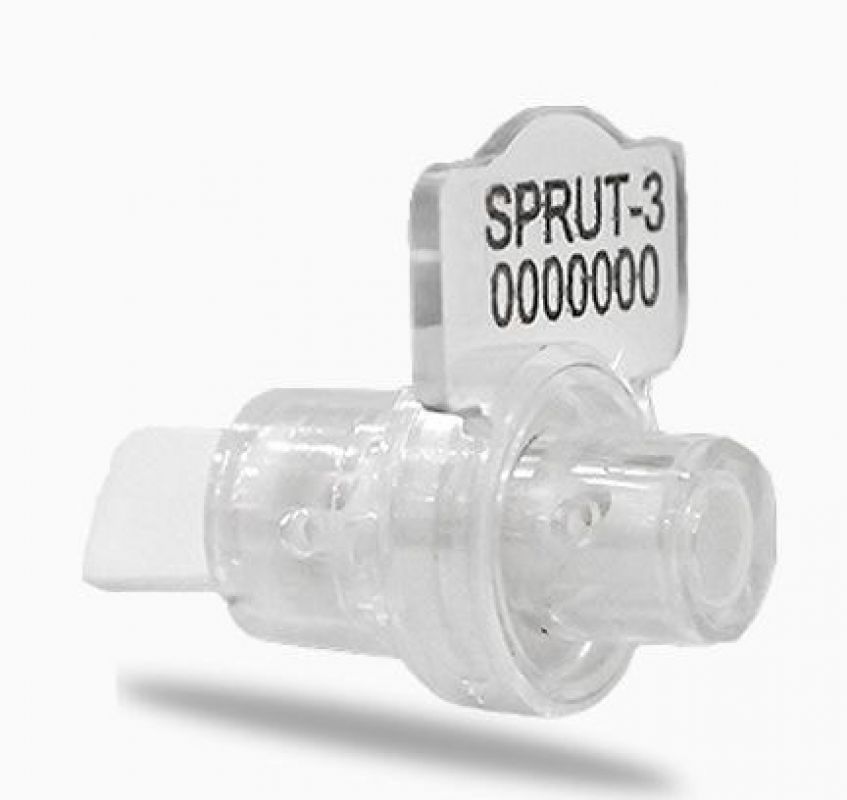 Sigilii universale din plastic SPRUT-3 cu sirma (otel galvanizat) in set (necesita sigilator)