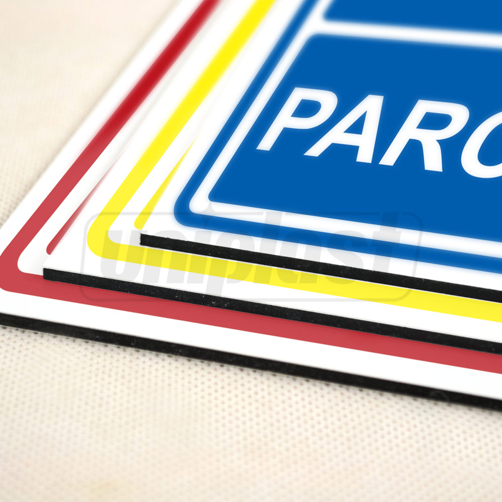 Indicator de avertizare "ACCES INTERZIS persoanelor neautorizate" Autocolant + Dibond 26 x 20 cm