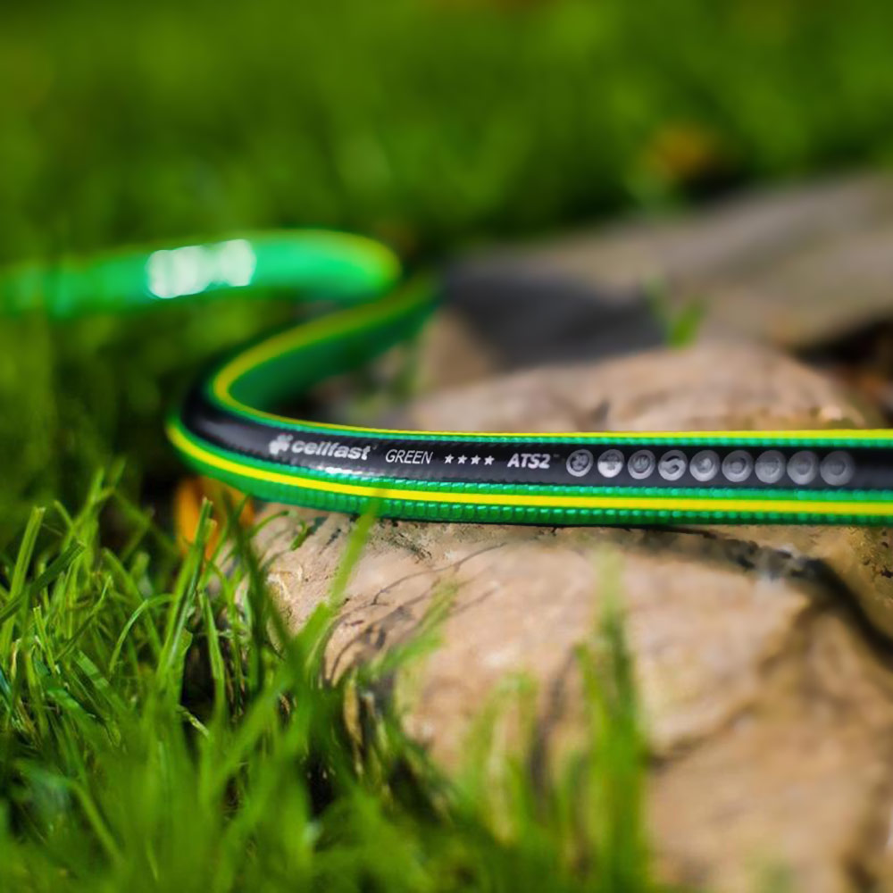 Шланг GREEN ATS2™ D. 1/2" (15-18 мм) 30 bar поливочный 15-100  CELLFAST L=25 м