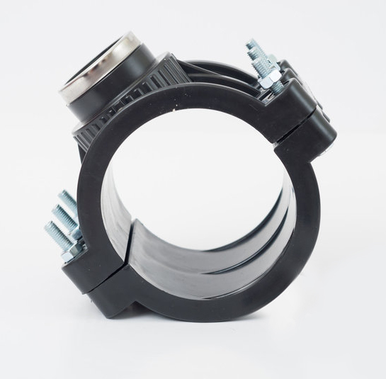 Piesa bransare teava PEHD D.160 x 1/2" / 10 A cu 6 suruburi  SAB