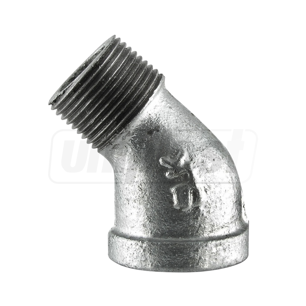 Cot  D. 1.1/4" x 45° FI/FE galvanizat