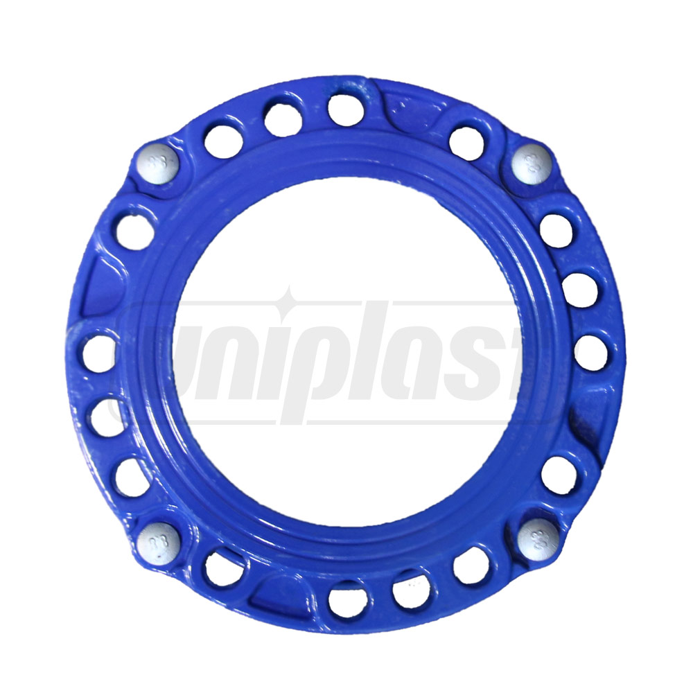 Adaptor flansa fonta larga toleranta pentru tevi otel/fonta/PE D.200 (218-242) PN10/16 (12 gauri)  WATO