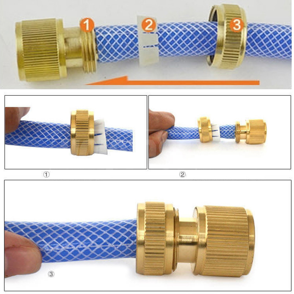 Быстросоединение D. 1/2"-5/8" латунь BR-2120  BRADAS