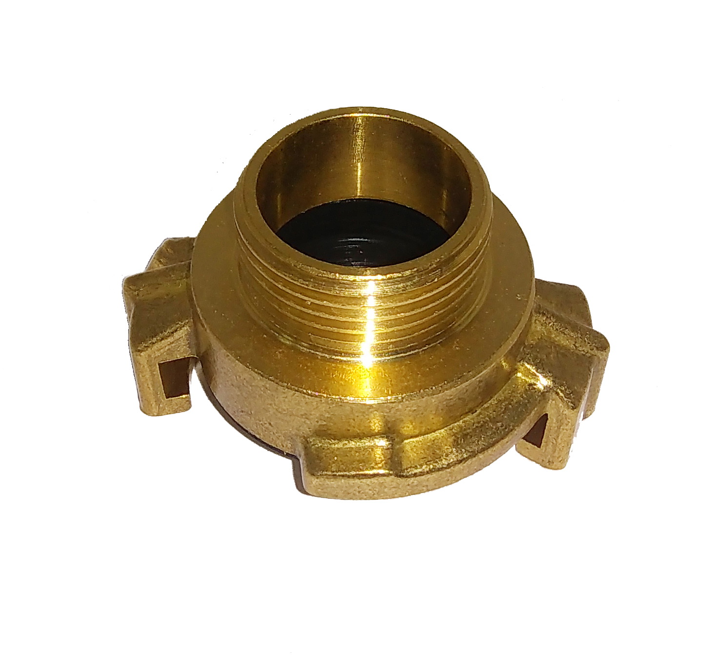 Cupla din alama D.  3/4" FE cu garnitura cauciuc BR-GK111A  BRADAS