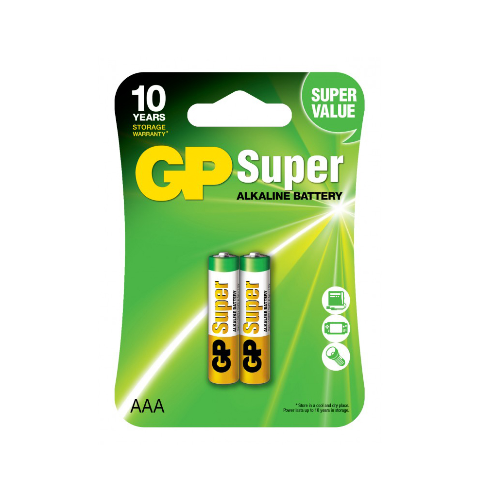Baterie GP 1.5V Super 24A-2UE2 (24A-U2) (2 buc.)