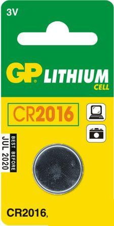 Baterie GP 3V Lithium Ø20х1.6mm CR2016-7C5